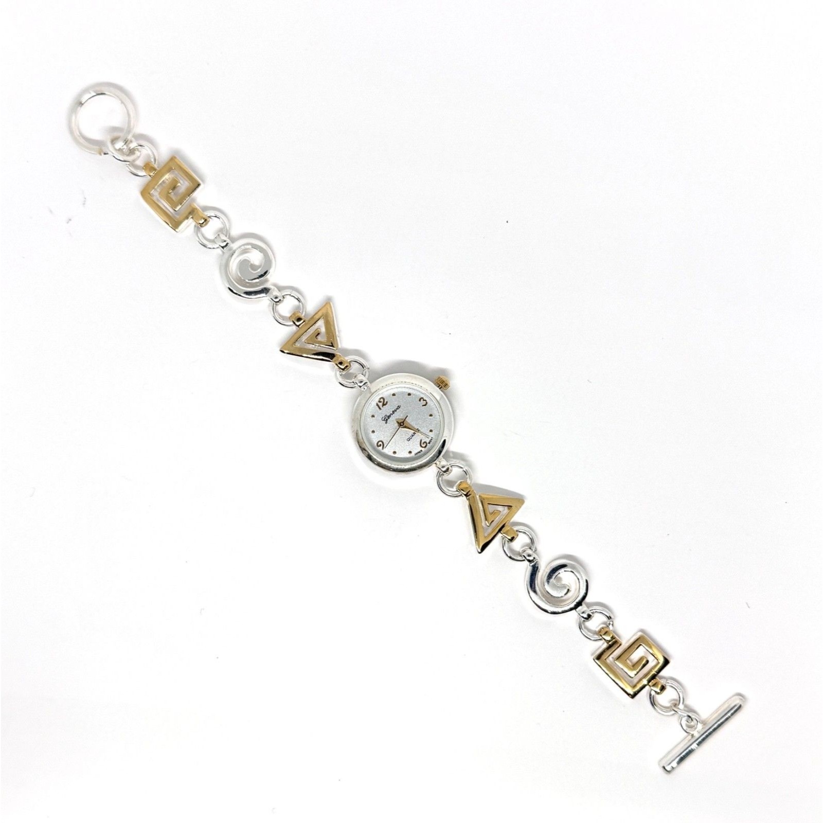 Silver  Gold Ladies Watch Bracelet 1183